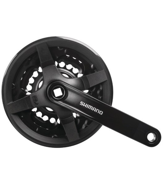 Kettenradgarnitur FC-TY301 Triple 6/7/8-Gang Junior, 150 mm, 42x34x24