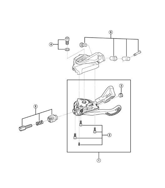 Schalthebel Saint SL-M820 10-Gang R