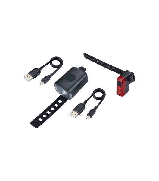 Lichtset Stud33 Strap 130 Lumen + Salute BLS-143 + BLS-145