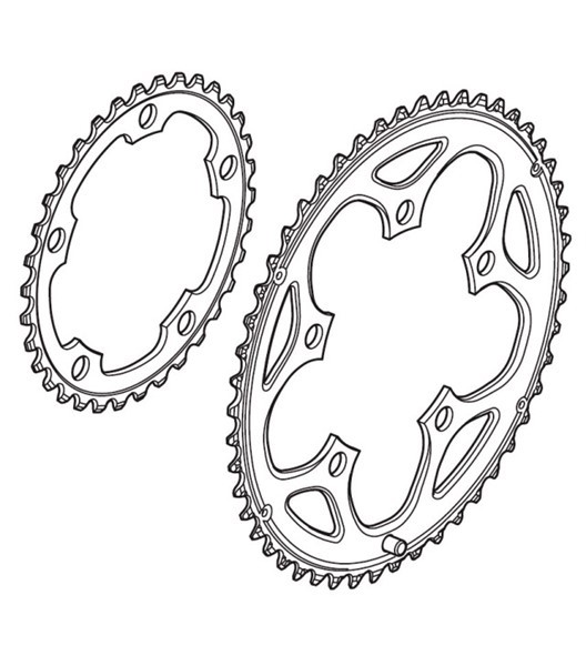 Kettenblatt Tiagra FC-4550 Comapct 50 Zähne