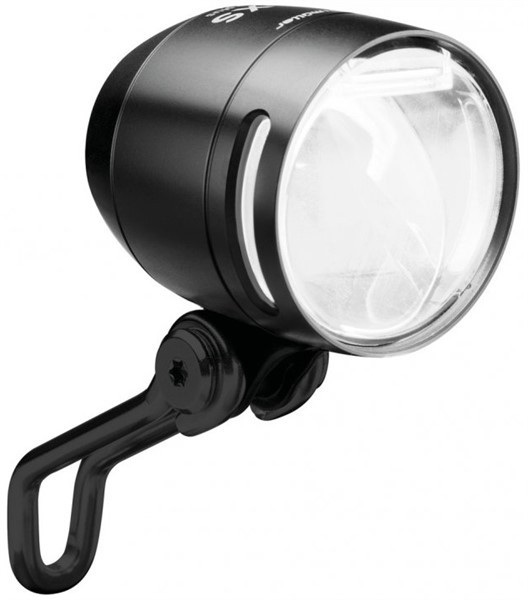 Lumotec IQ-XS E mit Tagfahrlicht, Vorderlicht, 70 Lux, 6-42 Volt DC