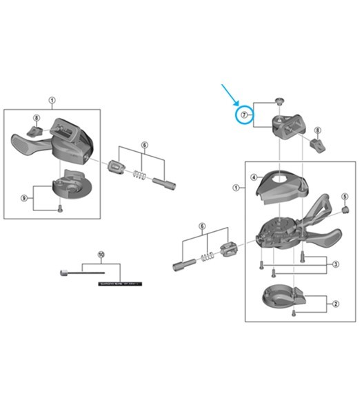 Abdeckung SL-M7100 rechts