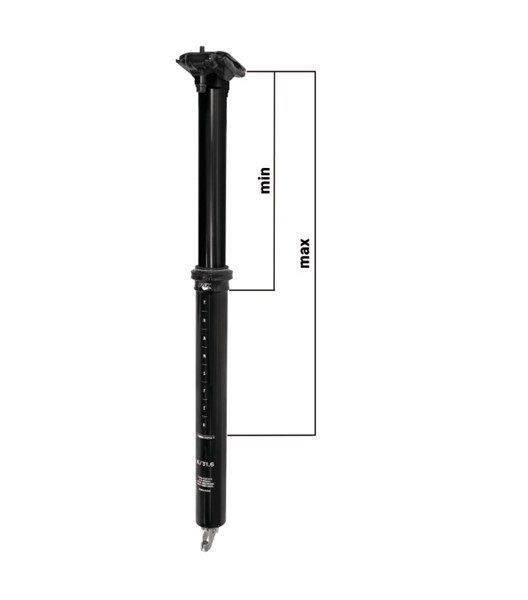 Sattelstütze Transfer absenkbar Performance Serie 31.6 mm, 125mm, min 20 cm / max 31 cm, 406mm