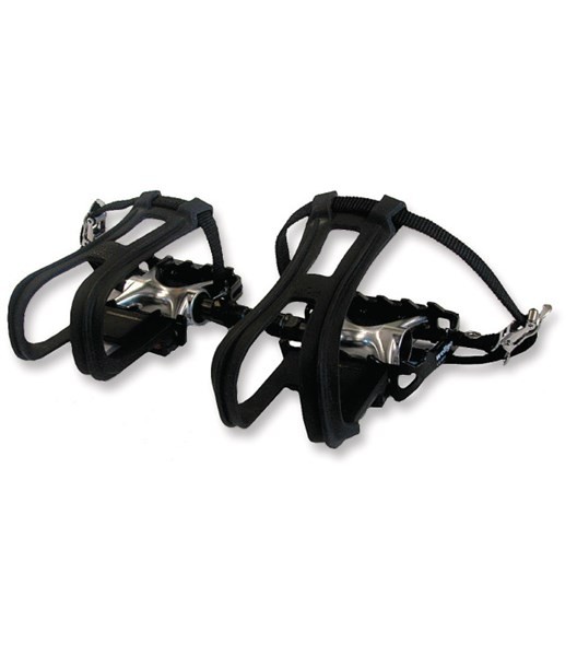 Pedale ATB LU-964 9/16 Alu inkl. Pedalriemen und Haken