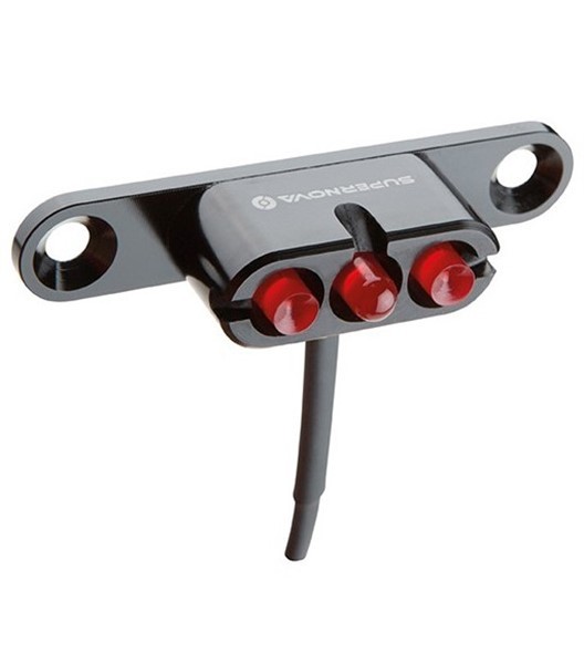 E3 Tail Light-FR 2, 12V, Kabelausgang nach unten, 1800mm Kabel