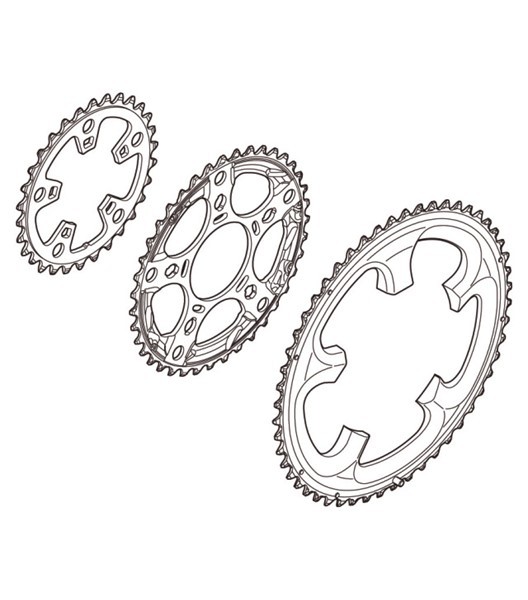 Kettenblatt Ultegra FC-6703 Triple 30 Zähne 92 mm