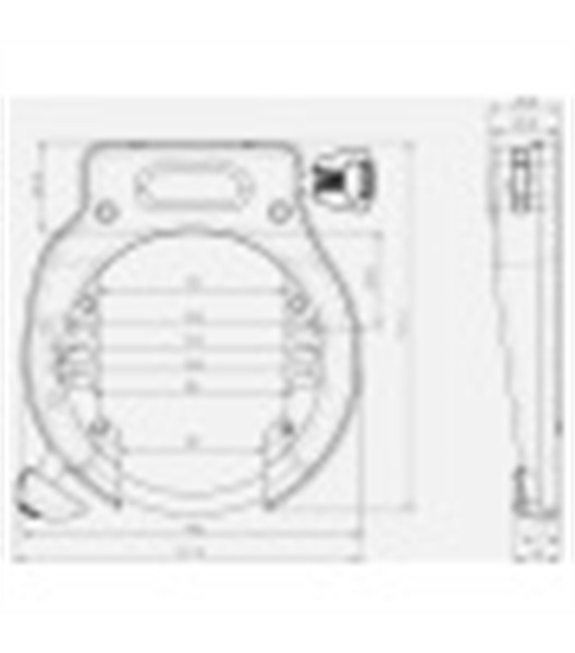 Rahmenschloss Amparo 4650SL NR