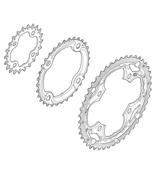 Shimano Kettenblatt SLX FC-M66