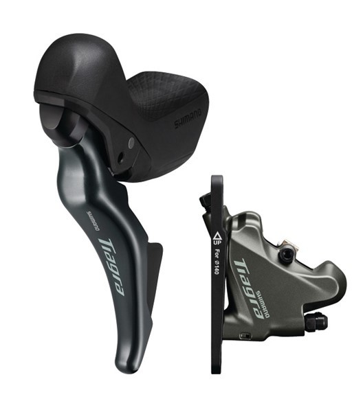 Scheibenbremsen-Set Tiagra BR-4770 mit ST-4720 2-Gang vorne