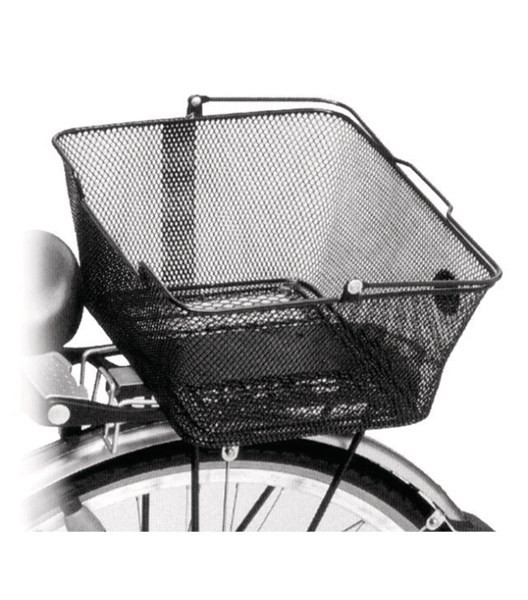 Korb Standard auf Gepäckträger fein mit 3 Punkt Adapter