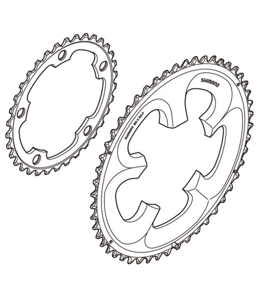 Kettenblatt Ultegra FC-6750 Compact 34 Z