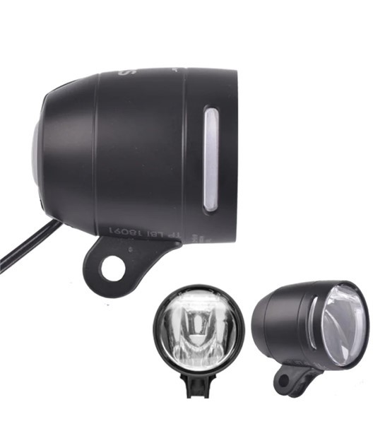 Scheinwerfer E-Bike, IQ-XS ALU 80 Lux, DC 6-42V