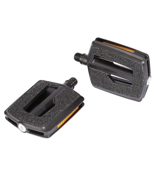 Kunststoffpedal 836, 9/16", mit Reflektoren