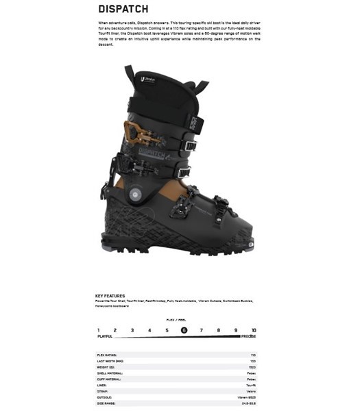 Dispatch Tourenskischuh