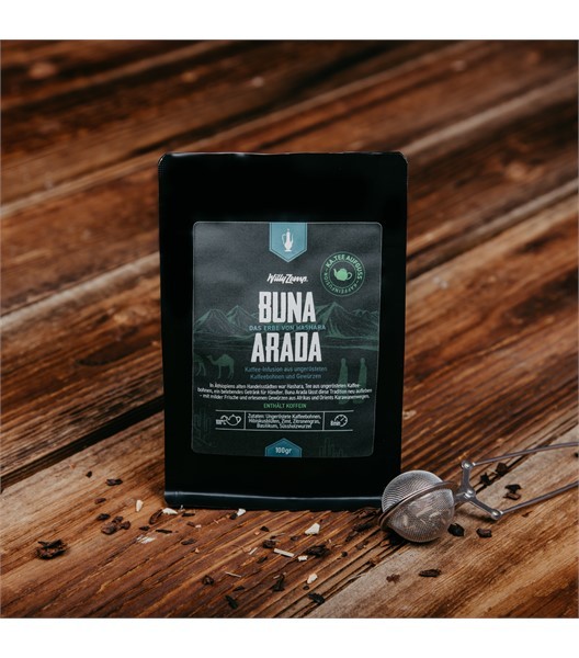Kaffee Infusion aus ungeröstetem Kaffee Ka.Tee Buna Arada 100g