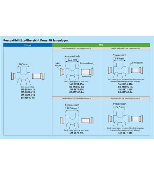 Press BB-MT800PA 89,5/92mm