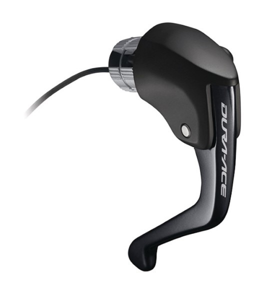 Brems-Schalthebel Dura-Ace Di2 ST-R9160 Triathlon/ZF 2x11-Gang mit Bremskabel und Bremshülle
