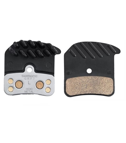 Bremsbeläge H03C Metall mit Lamellen Paar