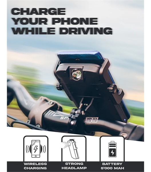 Phone-Halterung Cyclotron 5'000mAh