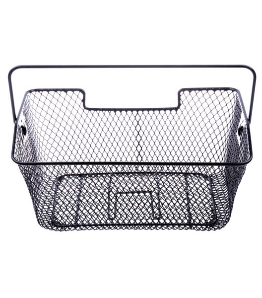 Korb auf Gepäckträger 40x30x18, fein plastifiziert